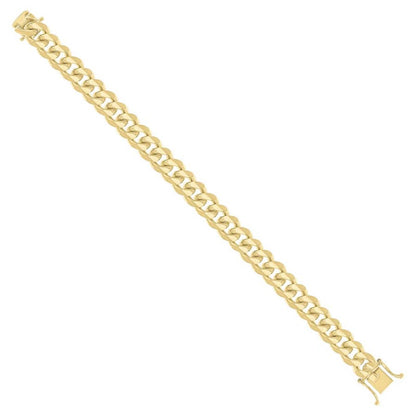 925 Silver Solid Miami Cuban Chain 9.8mm