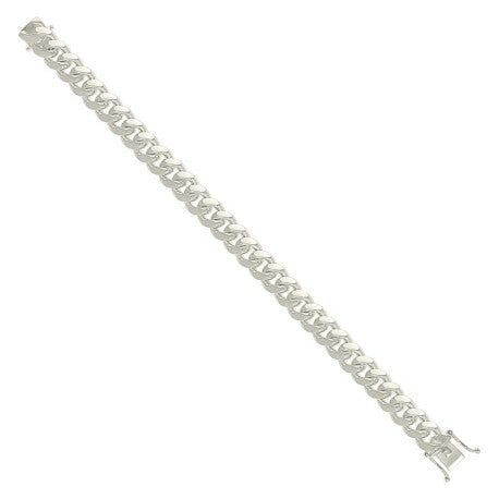 925 Silver Solid Miami Cuban Chain 9.8mm