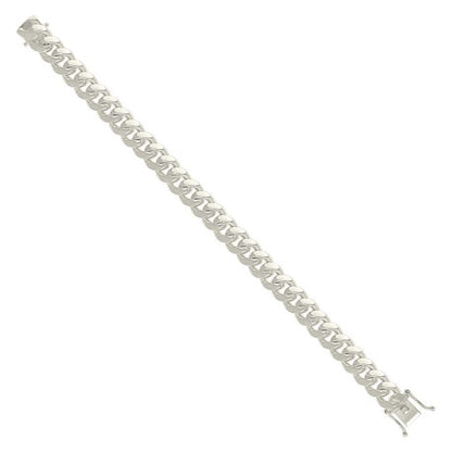 925 Silver Solid Miami Cuban Chain 9.8mm