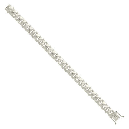 925 Silver Solid Miami Cuban Chain 9.8mm