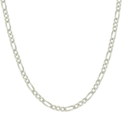 925 Silver Solid Pave Classic Figaro 3.0mm