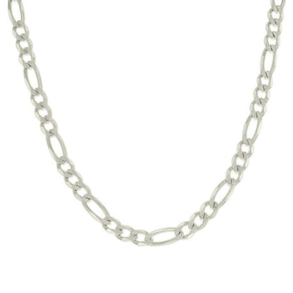 925 Silver Solid Pave Classic Figaro 5.0mm
