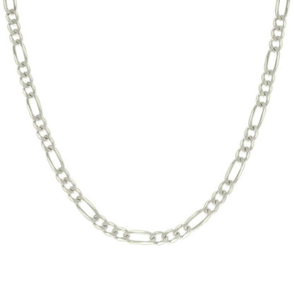 925 Silver Solid Pave Classic Figaro 6.0mm