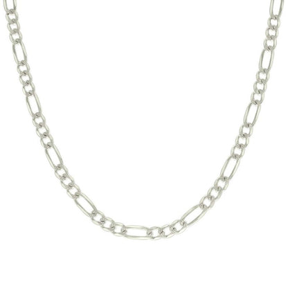 925 Silver Solid Pave Classic Figaro 6.0mm