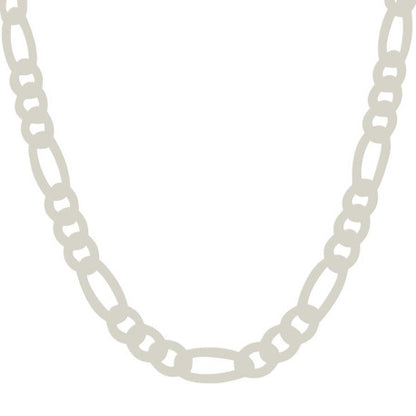 925 Silver Solid Pave Classic Figaro 9.5mm