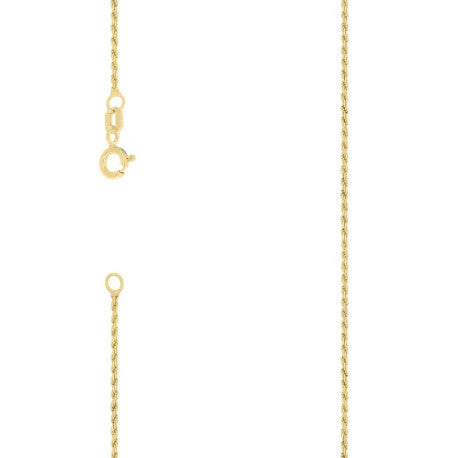 925 Silver Solid Rope Chain 0.5mm