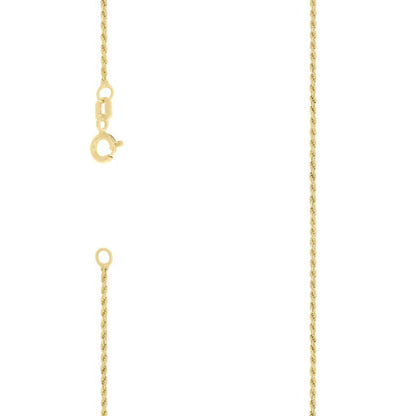 925 Silver Solid Rope Chain 0.5mm