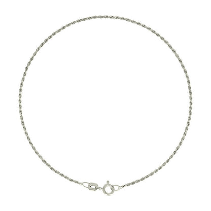 925 Silver Solid Rope Chain 0.5mm