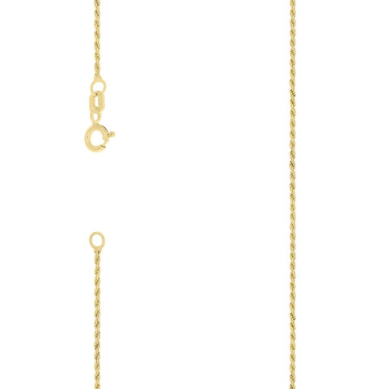 925 Silver Solid Rope Chain 0.5mm