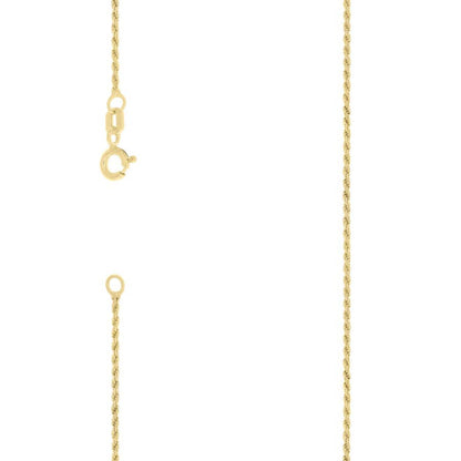 925 Silver Solid Rope Chain 0.5mm