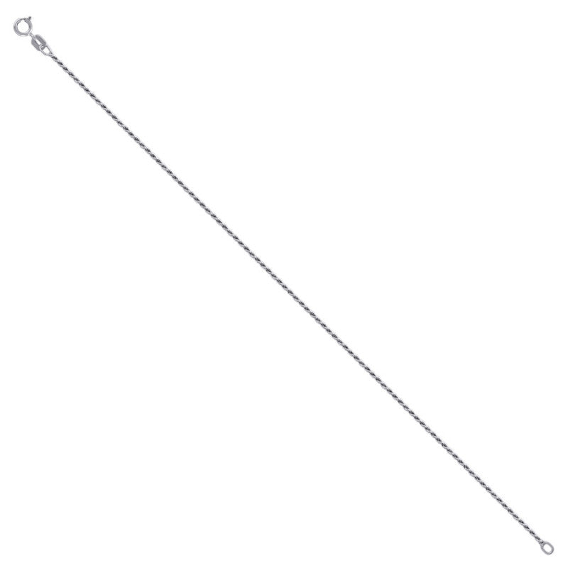 925 Silver Solid Rope Chain 0.5mm
