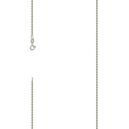 925 Silver Solid Rope Chain 0.5mm