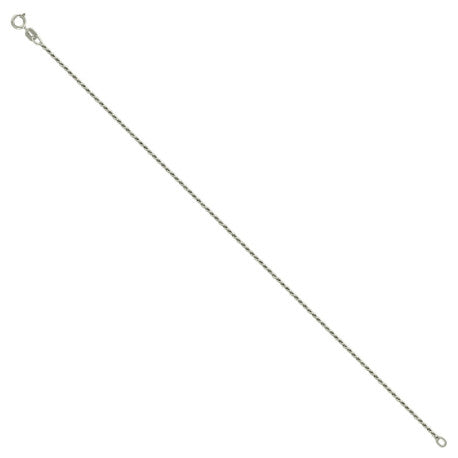 925 Silver Solid Rope Chain 0.5mm