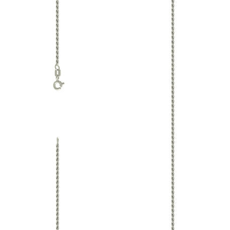 925 Silver Solid Rope Chain 0.5mm