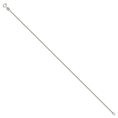 925 Silver Solid Rope Chain 0.5mm