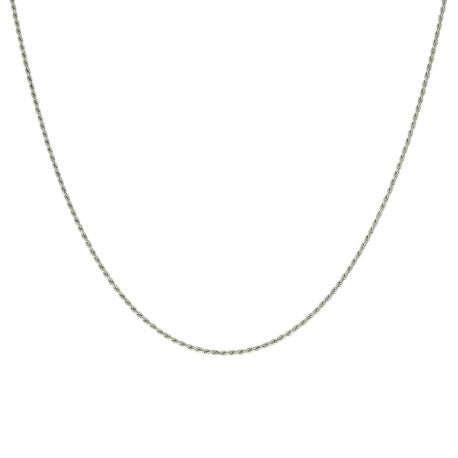 925 Silver Solid Rope Chain 0.5mm