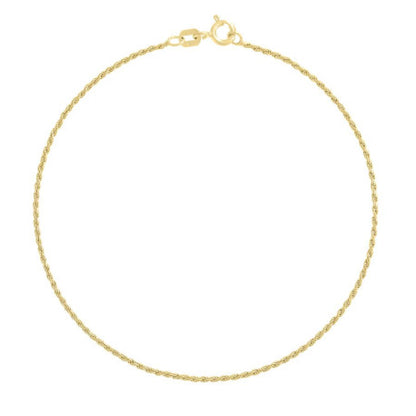 925 Silver Solid Rope Chain 0.5mm