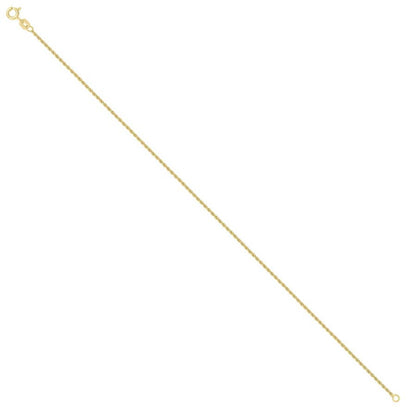 925 Silver Solid Rope Chain 0.5mm