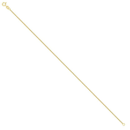 925 Silver Solid Rope Chain 0.5mm