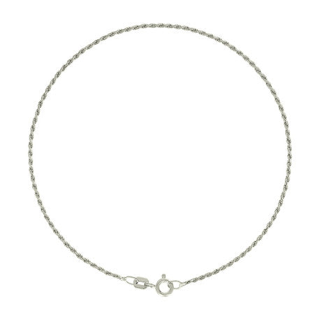 925 Silver Solid Rope Chain 0.5mm