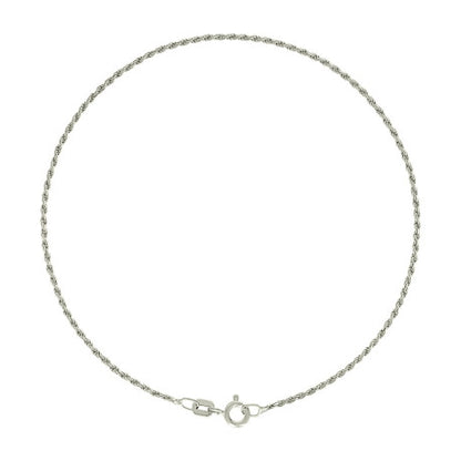 925 Silver Solid Rope Chain 0.5mm