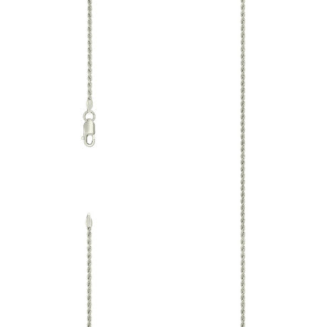 925 Silver Solid Rope Chain 1.5mm