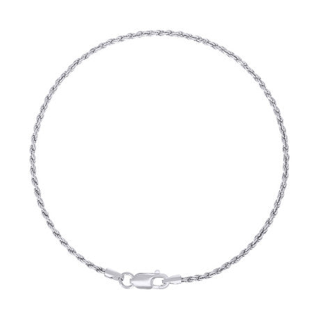 925 Silver Solid Rope Chain 1.5mm