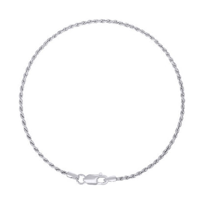 925 Silver Solid Rope Chain 1.5mm