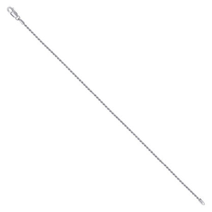 925 Silver Solid Rope Chain 1.5mm