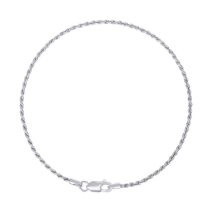 925 Silver Solid Rope Chain 1.5mm