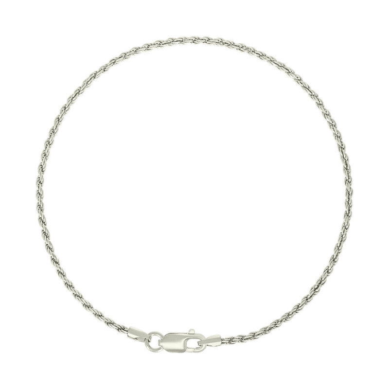 925 Silver Solid Rope Chain 1.5mm