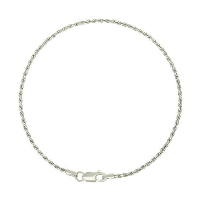 925 Silver Solid Rope Chain 1.5mm