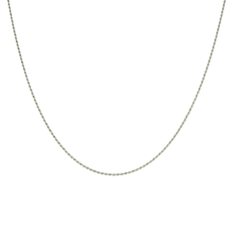 925 Silver Solid Rope Chain 1mm