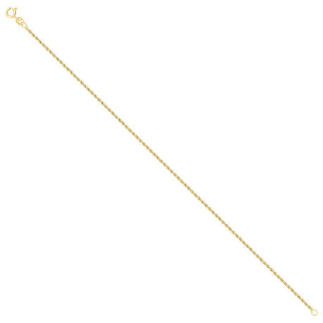 925 Silver Solid Rope Chain 1mm