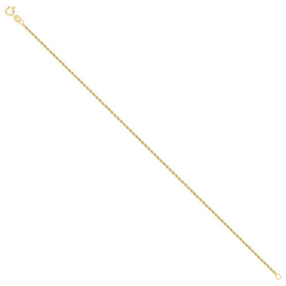 925 Silver Solid Rope Chain 1mm