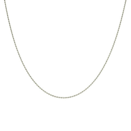 925 Silver Solid Rope Chain 1mm