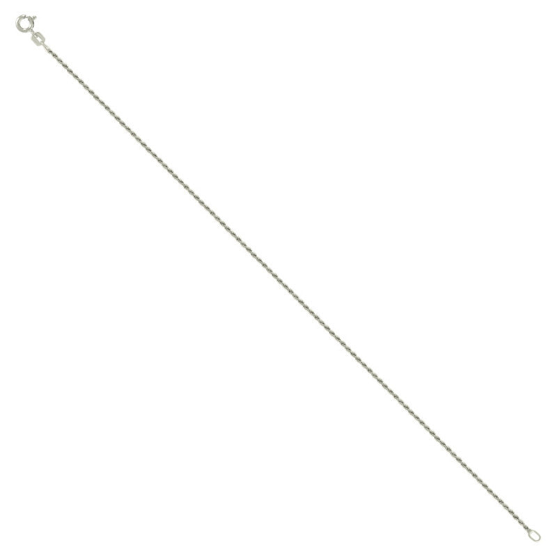 925 Silver Solid Rope Chain 1mm