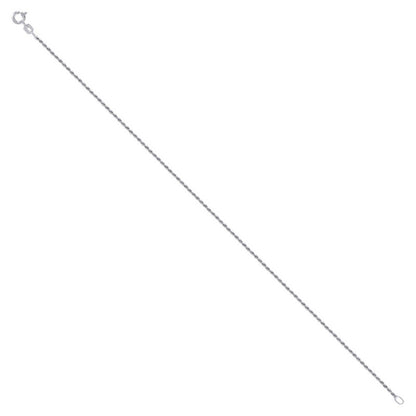 925 Silver Solid Rope Chain 1mm