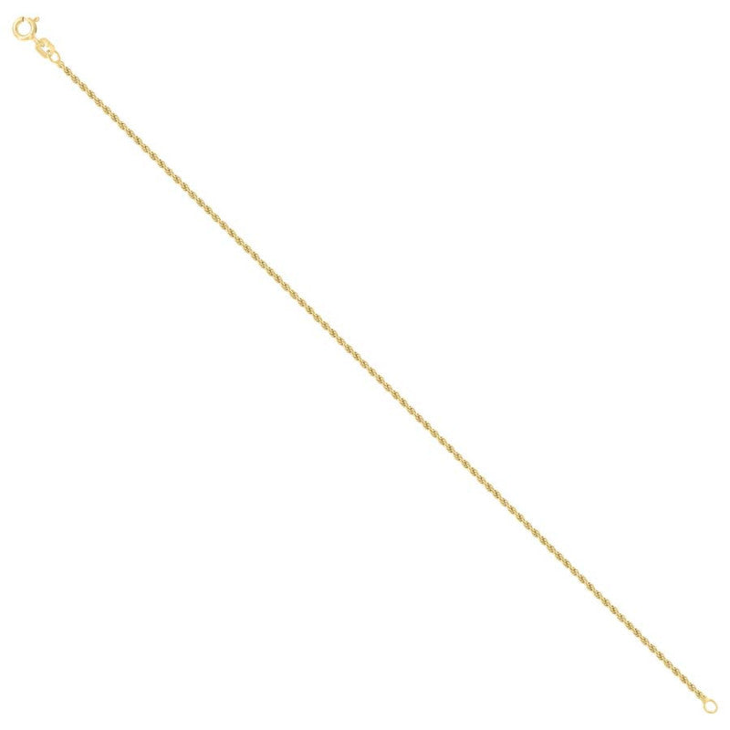 925 Silver Solid Rope Chain 1mm