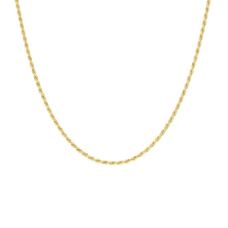925 Silver Solid Rope Chain 1mm