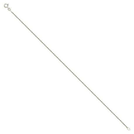 925 Silver Solid Rope Chain 1mm