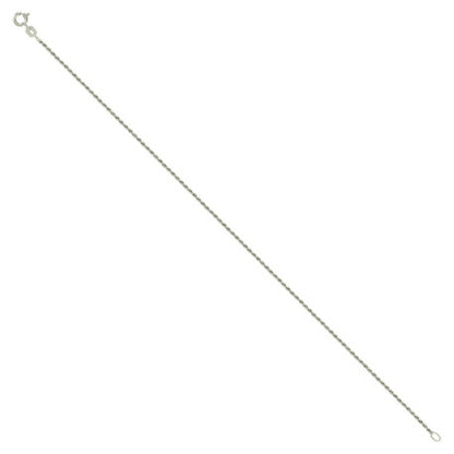 925 Silver Solid Rope Chain 1mm