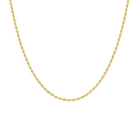 925 Silver Solid Rope Chain 1mm