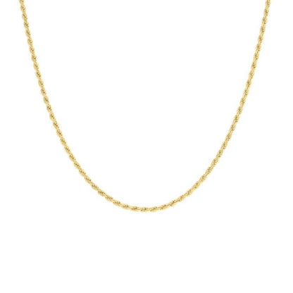 925 Silver Solid Rope Chain 1mm