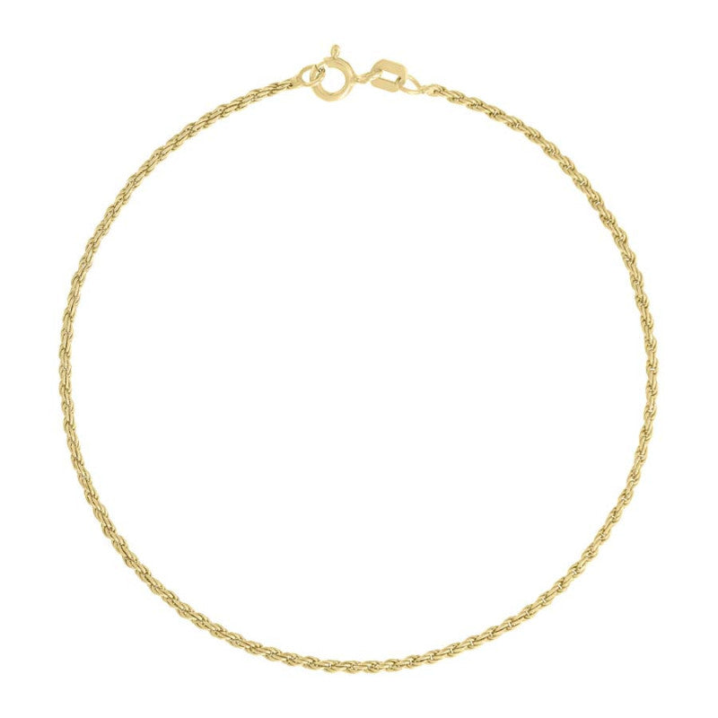925 Silver Solid Rope Chain 1mm