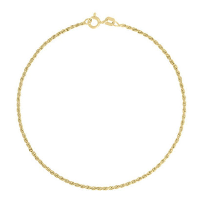 925 Silver Solid Rope Chain 1mm