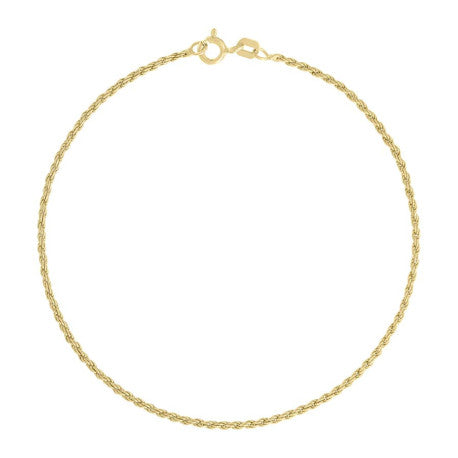 925 Silver Solid Rope Chain 1mm