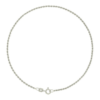 925 Silver Solid Rope Chain 1mm