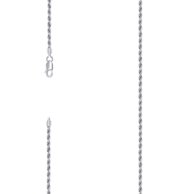 925 Silver Solid Rope Chain 2.5mm