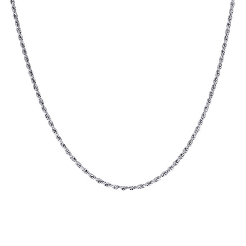 925 Silver Solid Rope Chain 2.5mm